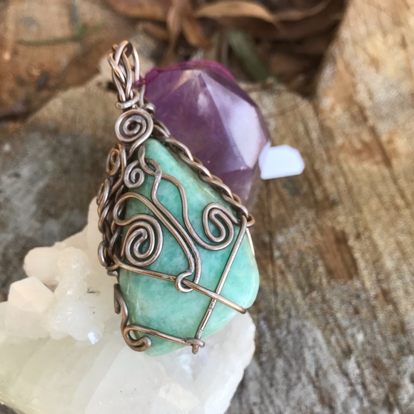 Amazonite pendant - Picture 1 of 3